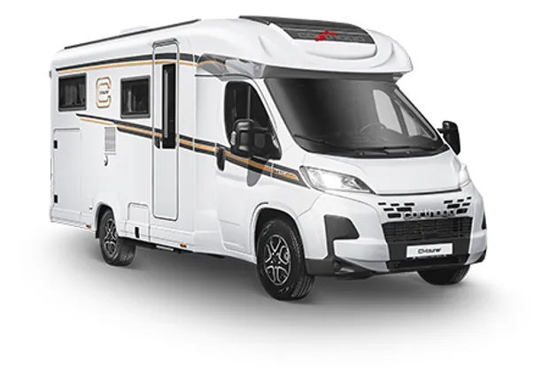 Carthago C1-tourer T, halfintegraalcamper, schuin vooraanzicht