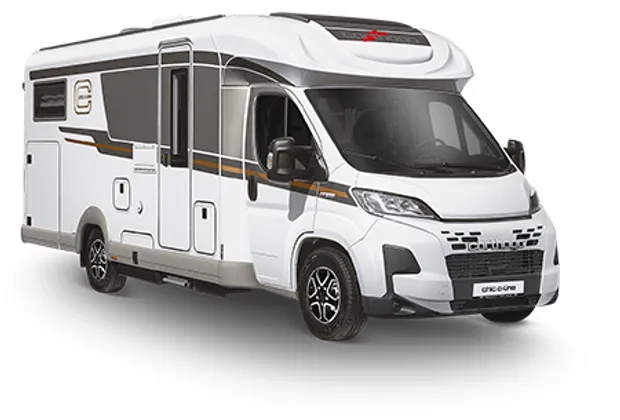 Carthago chic c-line T, halfintegraalcamper, schuin vooraanzicht
