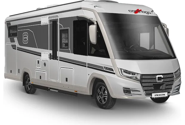 Carthago chic e-line, integraalcamper, schuin vooraanzicht