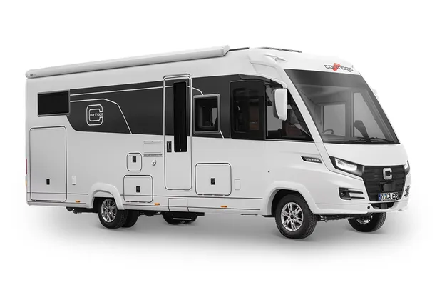 Carthago chic s-plus, integraalcamper, schuin vooraanzicht